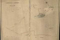 Deux-plans-du-chateau-et-dune-partie-du-territoire-de-Saint-Symphorien-leves-les-8-mars-et-27-avril-1841-par-A.-E.-E.-Goffaux-geometre-1
